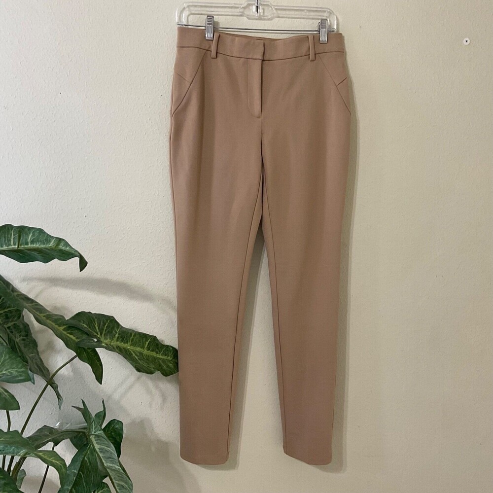 Chico's So Slimming Tan  Pants Trousers Size 00 Womens XS 2 Tan Beige Mid Rise